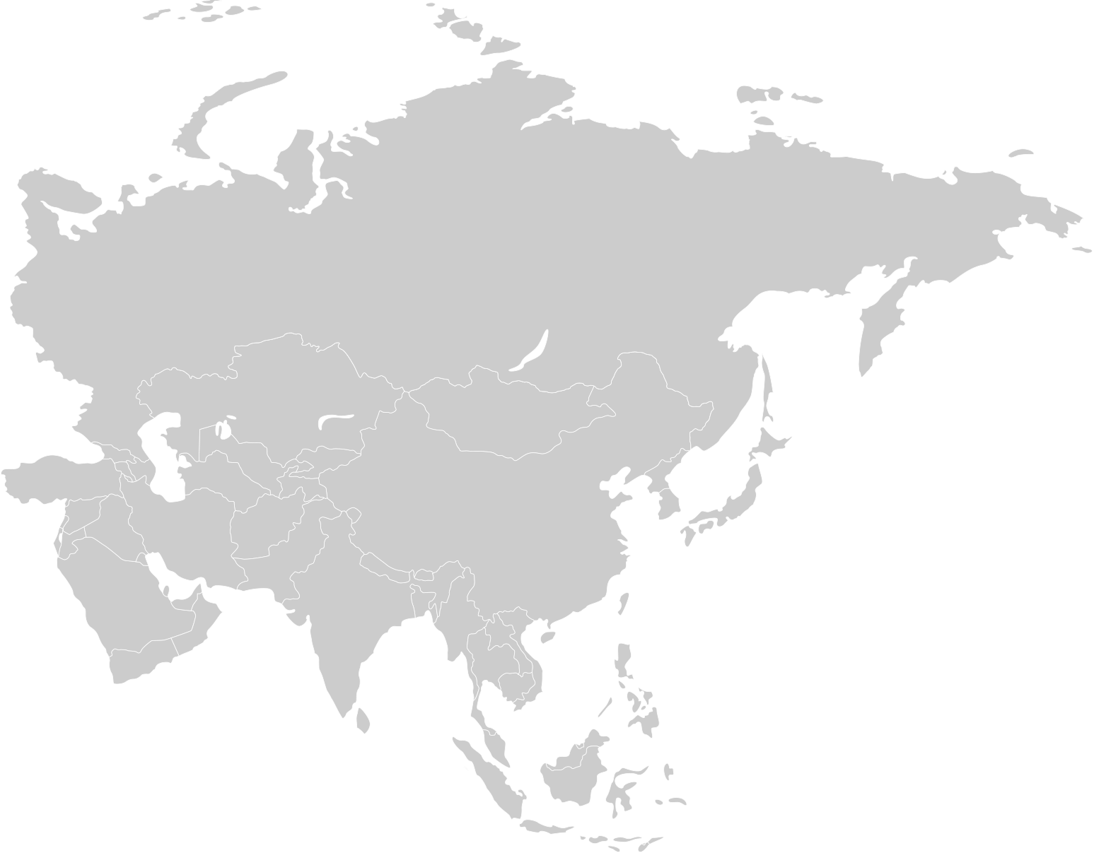 Asienkarte