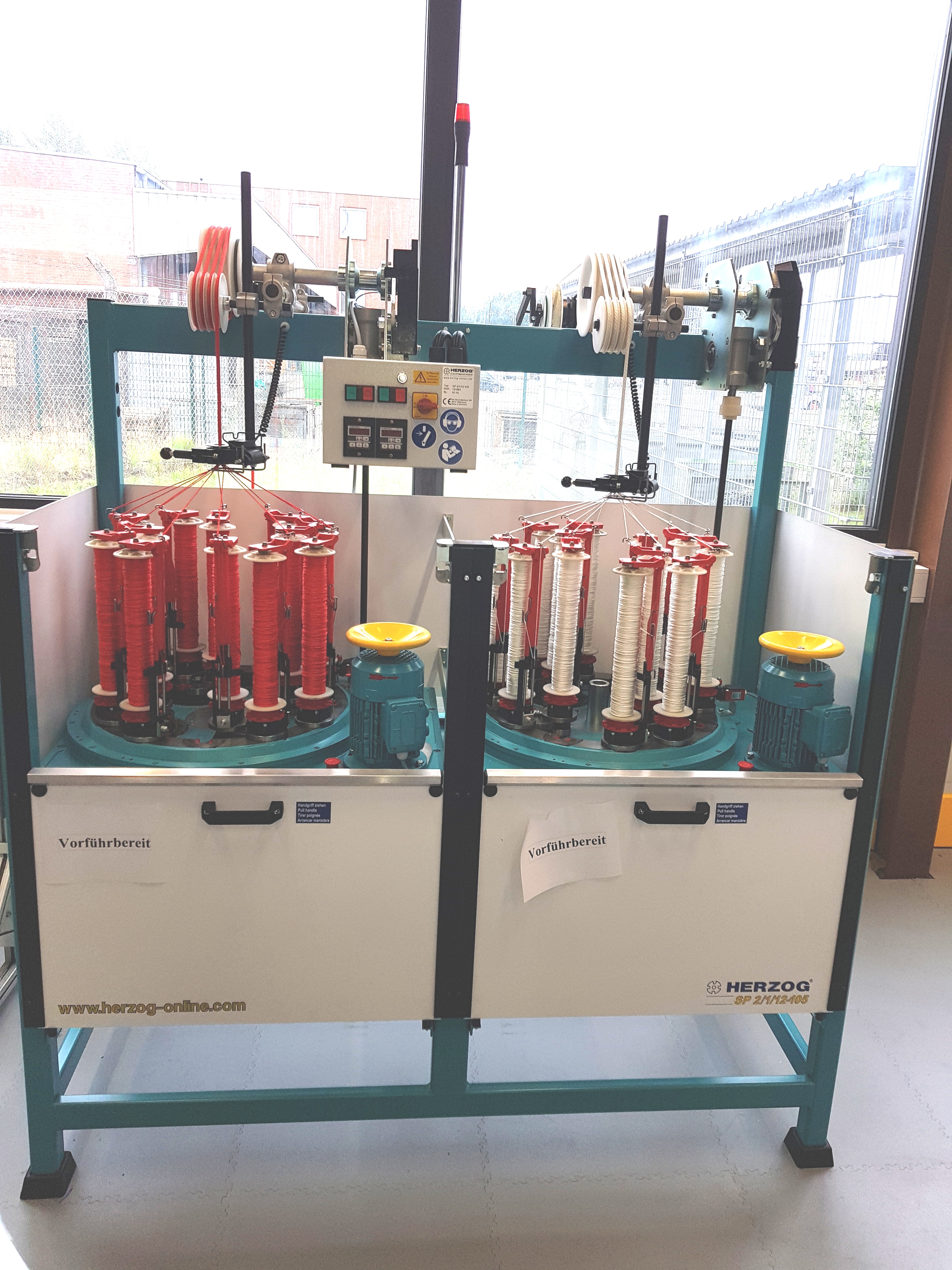 Machines available ex stock Herzog Braiding Machines