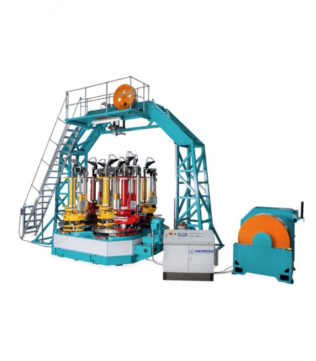 Rope braiding machines for hightensile ropes HERZOG