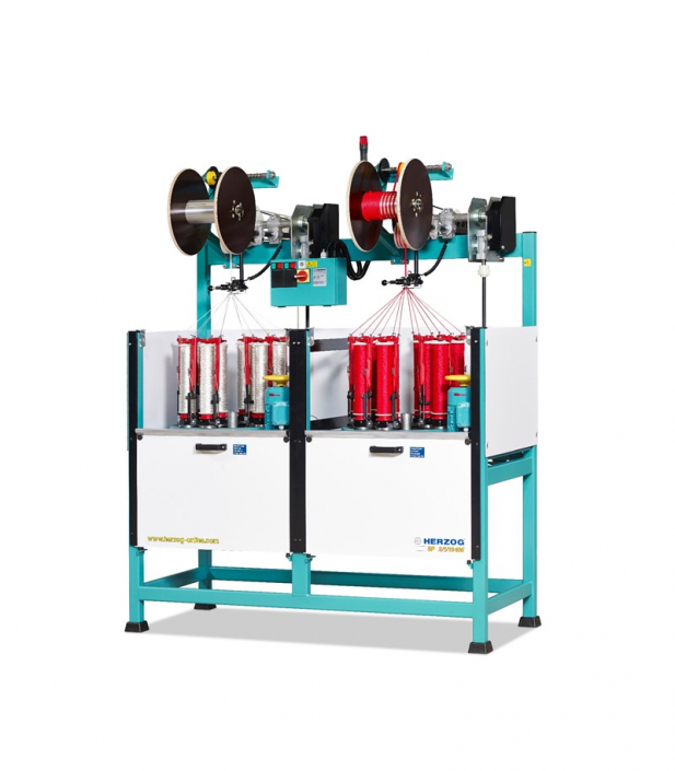 Textile braiding machines for round and flat braids HERZOG