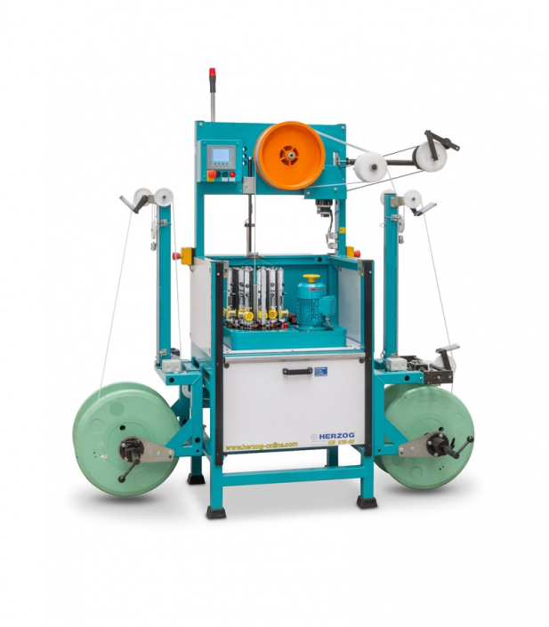Wire braiding machines for steel wire, copper wire etc. HERZOG