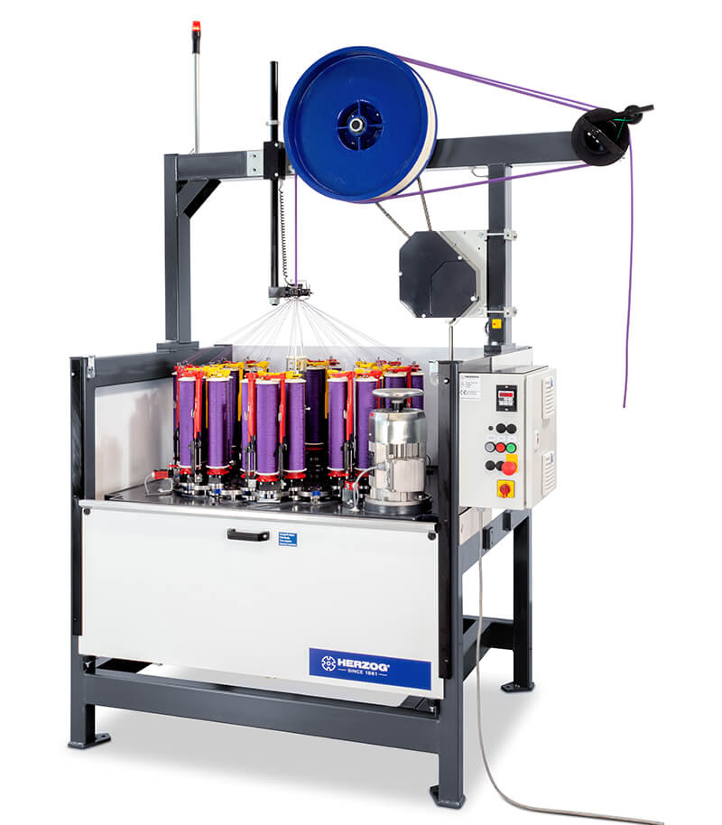 Machines available ex stock | Herzog Braiding Machines