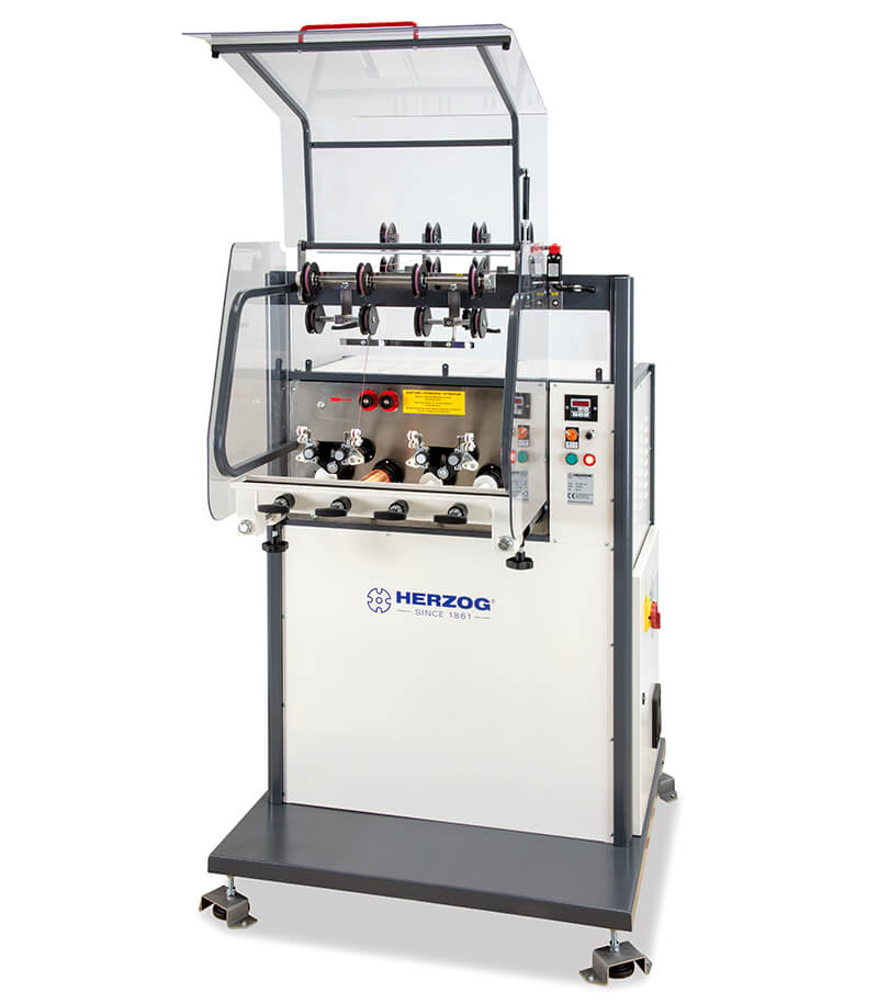 Semi-automatic and fully-automatic bobbin winding machines